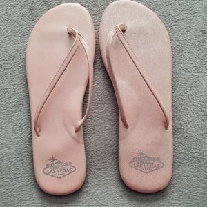 Sparkle Pink Flip Flops